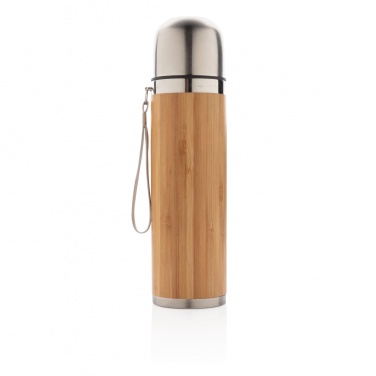 Logotrade business gifts photo of: Bamboo vacuum travel flask