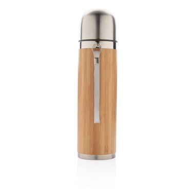 Logotrade advertising product image of: Bamboo vacuum travel flask