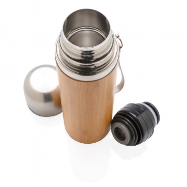 Logotrade promotional gifts photo of: Bamboo vacuum travel flask