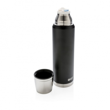 Logo trade corporate gifts picture of: Swiss Peak Elite 1L copper vacuum flask