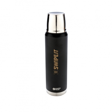 Logo trade promotional items image of: Swiss Peak Elite 1L copper vacuum flask