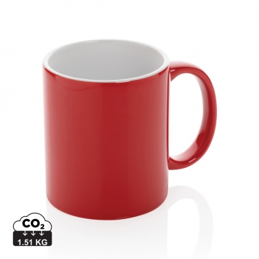 Logo trade business gifts image of: Ceramic classic mug 350ml