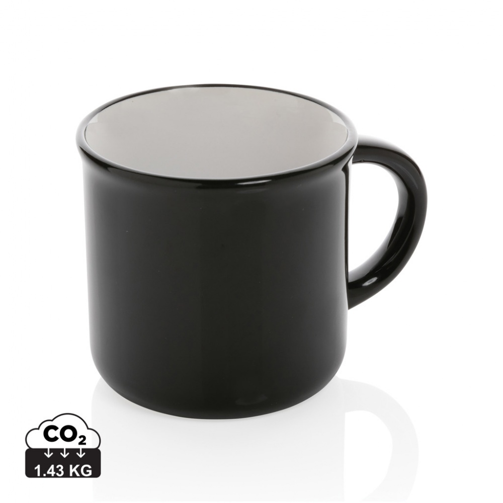 Logotrade promotional item picture of: Vintage ceramic mug 280ml