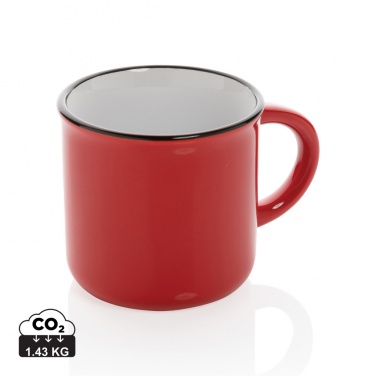 Logo trade advertising products image of: Vintage ceramic mug 280ml