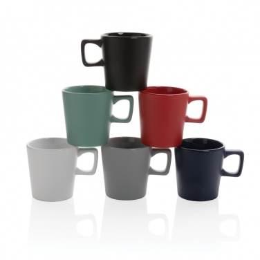 Logo trade corporate gifts image of: Ceramic modern coffee mug 300ml