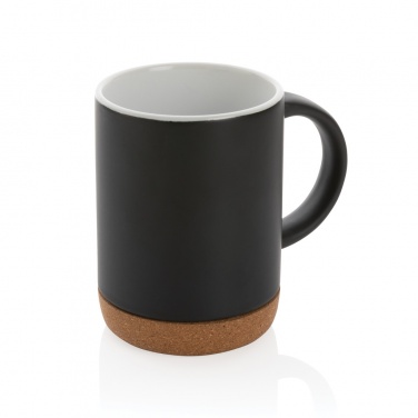 Logo trade promotional gift photo of: Ceramic mug with cork base 280ml