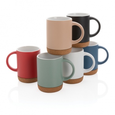 Logo trade promotional products picture of: Ceramic mug with cork base 280ml