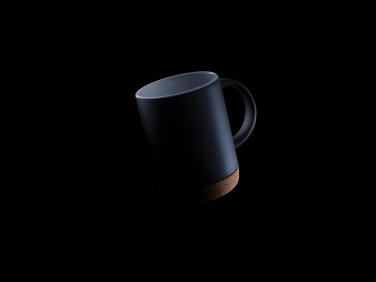 Logo trade promotional items picture of: Ceramic mug with cork base 280ml