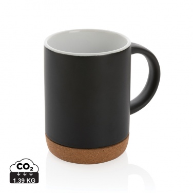 Logotrade promotional giveaway picture of: Ceramic mug with cork base 280ml