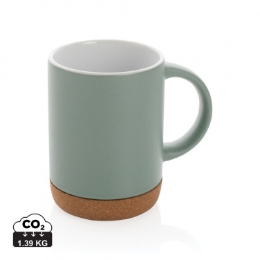 Logotrade promotional product picture of: Ceramic mug with cork base 280ml