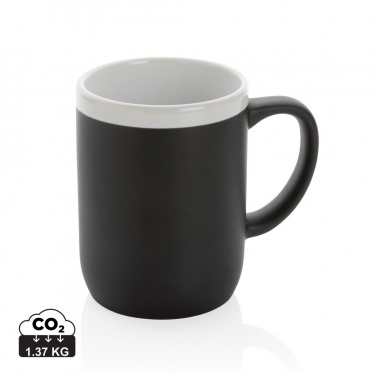 Logotrade promotional giveaway picture of: Ceramic mug with white rim 300ml