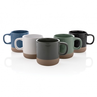 Logo trade promotional merchandise photo of: Glazed ceramic mug 360ml