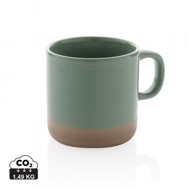 Logo trade promotional giveaways picture of: Glazed ceramic mug 360ml