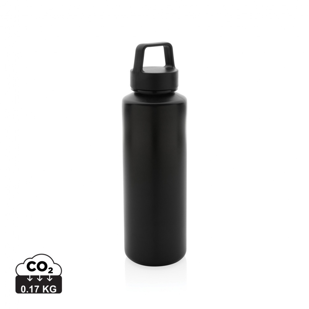 Logo trade promotional products picture of: RCS certified recycled PP water bottle with handle