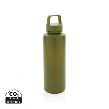 Logotrade promotional products photo of: RCS certified recycled PP water bottle with handle