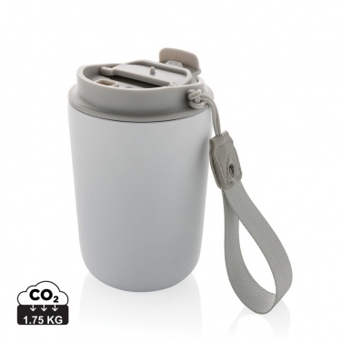 Logotrade business gifts photo of: Cuppa RCS re-steel vacuum tumbler with lanyard