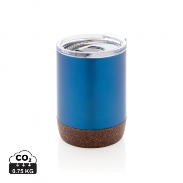 Logo trade promotional gifts picture of: RCS Re-steel cork small vacuum coffee mug