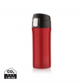 RCS Recycled stainless steel easy lock vacuum mug, red