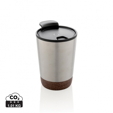 Logotrade promotional giveaway picture of: GRS RPP stainless steel cork coffee tumbler