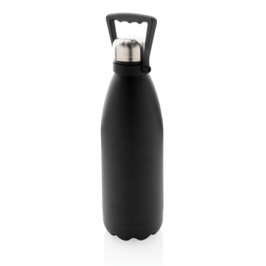 Logo trade corporate gift photo of: RCS Recycled stainless steel large vacuum bottle 1.5L