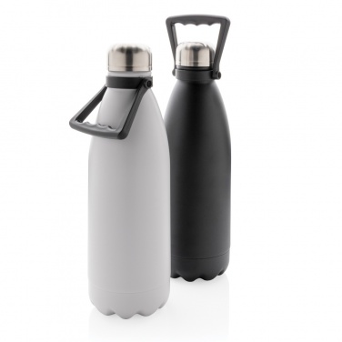 Logo trade corporate gift photo of: RCS Recycled stainless steel large vacuum bottle 1.5L