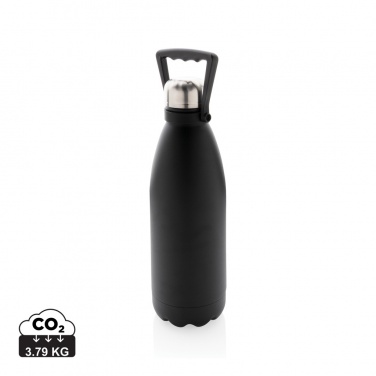 Logotrade corporate gift picture of: RCS Recycled stainless steel large vacuum bottle 1.5L