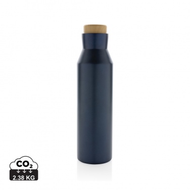 Logo trade promotional gifts image of: Gaia RCS certified recycled stainless steel vacuum bottle