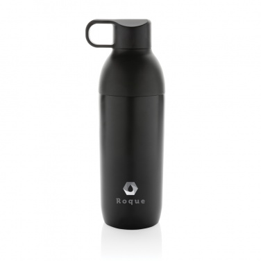 Logo trade promotional merchandise picture of: Flow RCS recycled stainless steel vacuum bottle