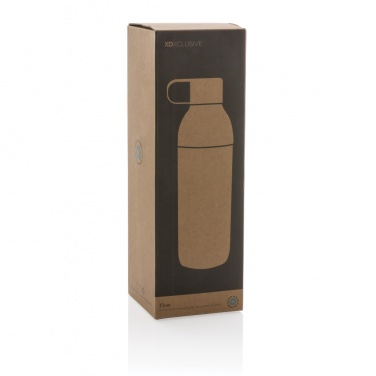 Logo trade corporate gifts image of: Flow RCS recycled stainless steel vacuum bottle