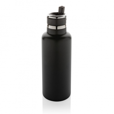 Logo trade promotional gifts image of: Hydro RCS recycled stainless steel vacuum bottle with spout