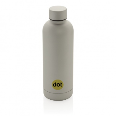 Logo trade corporate gifts picture of: RCS Recycled stainless steel Impact vacuum bottle