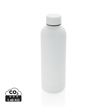 Logo trade promotional gifts image of: RCS Recycled stainless steel Impact vacuum bottle