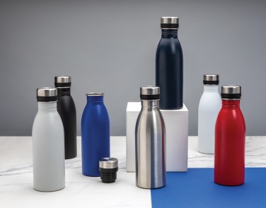 Logo trade advertising products image of: RCS Recycled stainless steel deluxe water bottle