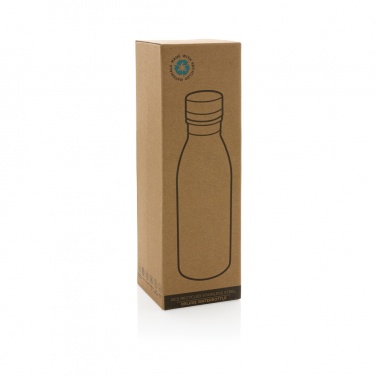 Logo trade promotional products picture of: RCS Recycled stainless steel deluxe water bottle