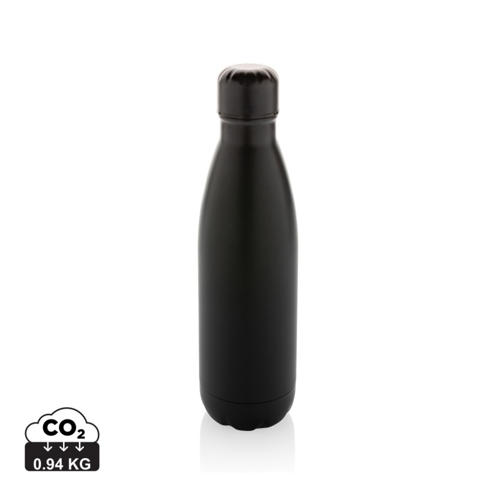 Logo trade promotional giveaways image of: Eureka RCS certified re-steel single wall water bottle