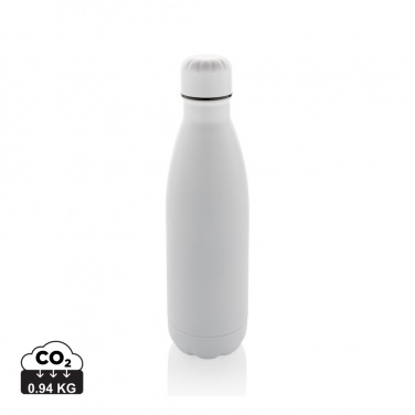 Logo trade promotional merchandise image of: Eureka RCS certified re-steel single wall water bottle