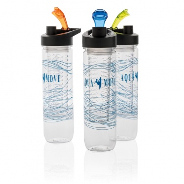 Logo trade corporate gifts image of: Water bottle with infuser