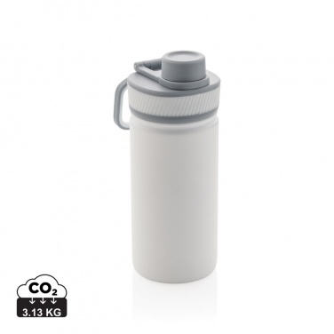 Logo trade corporate gifts picture of: Vacuum stainless steel bottle with sports lid 550ml