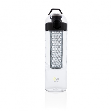 Logo trade promotional merchandise photo of: Honeycomb lockable leak proof infuser bottle