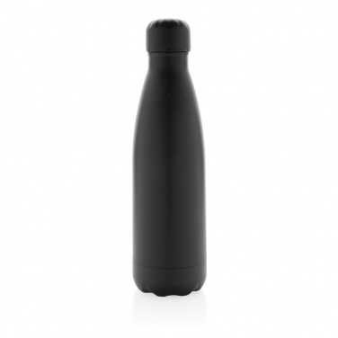 Logo trade promotional gift photo of: Solid colour vacuum stainless steel bottle 500 ml