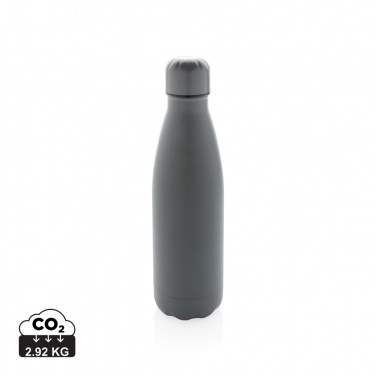 Logotrade promotional merchandise image of: Solid colour vacuum stainless steel bottle 500 ml