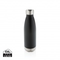 Vacuum insulated stainless steel bottle, black