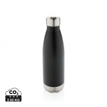 Logo trade promotional giveaways image of: Vacuum insulated stainless steel bottle