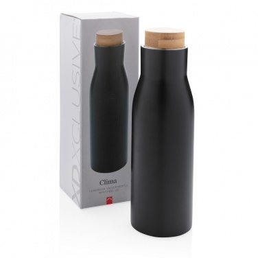 Logo trade promotional item photo of: Clima leakproof vacuum bottle with steel lid