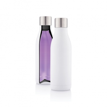 Logo trade promotional merchandise image of: UV-C steriliser vacuum stainless steel bottle