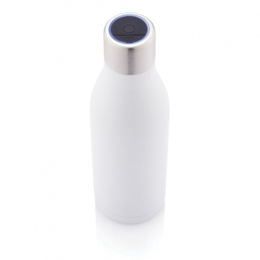 Logo trade promotional merchandise picture of: UV-C steriliser vacuum stainless steel bottle