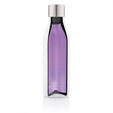 Logo trade business gift photo of: UV-C steriliser vacuum stainless steel bottle