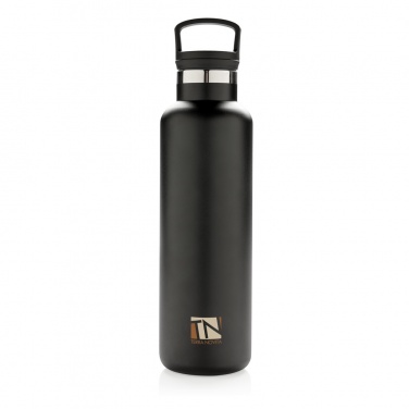 Logo trade advertising products picture of: Vacuum insulated leak proof standard mouth bottle