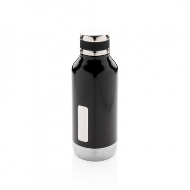 Logo trade promotional merchandise photo of: Leak proof vacuum bottle with logo plate