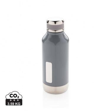 Logotrade promotional giveaways photo of: Leak proof vacuum bottle with logo plate